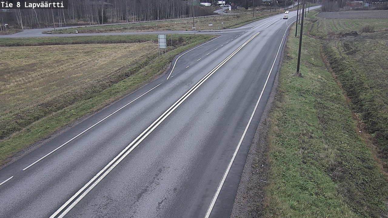 Kelikamerat Kuva Tie 8Kristiinankaupunki,  Lapväärtti, Kristiinankaupunki, Pohjanmaa