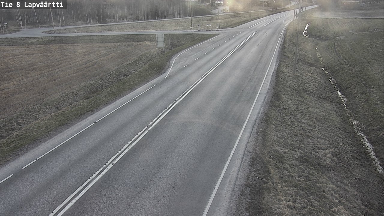 Weather Camera Image Väg 8 Kristinestad, Lappfjärd, Kristiinankaupunki, Pohjanmaa