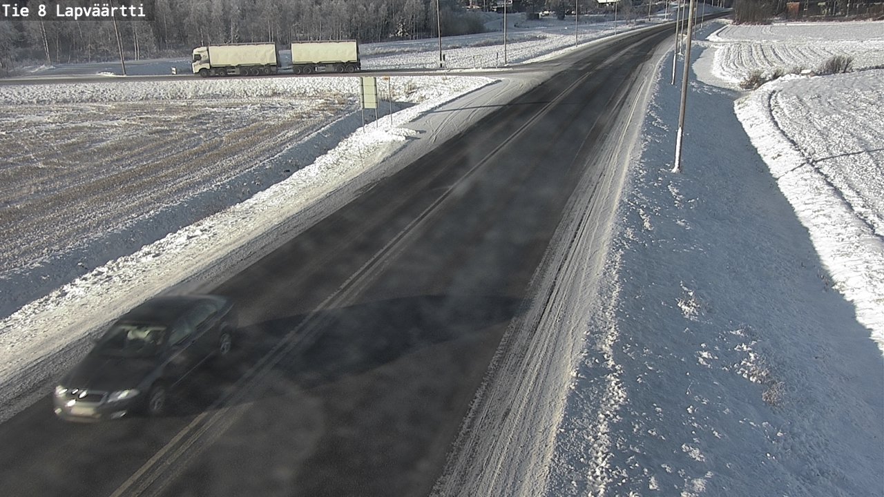 Weather Camera Image Väg 8 Kristinestad, Lappfjärd, Kristiinankaupunki, Pohjanmaa