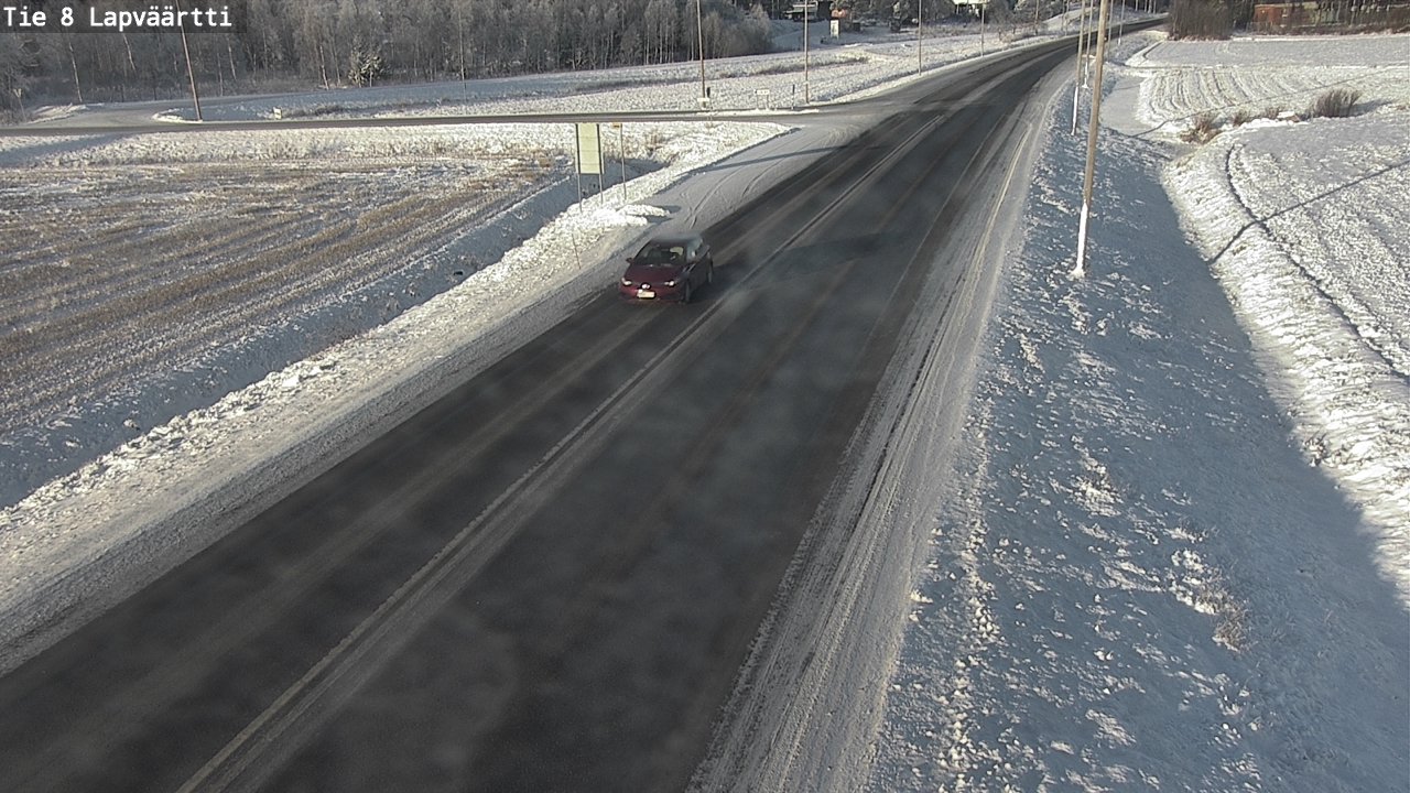 Weather Camera Image Väg 8 Kristinestad, Lappfjärd, Kristiinankaupunki, Pohjanmaa