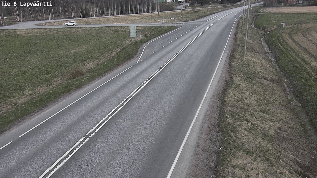 Weather Camera Image Väg 8 Kristinestad, Lappfjärd, Kristiinankaupunki, Pohjanmaa