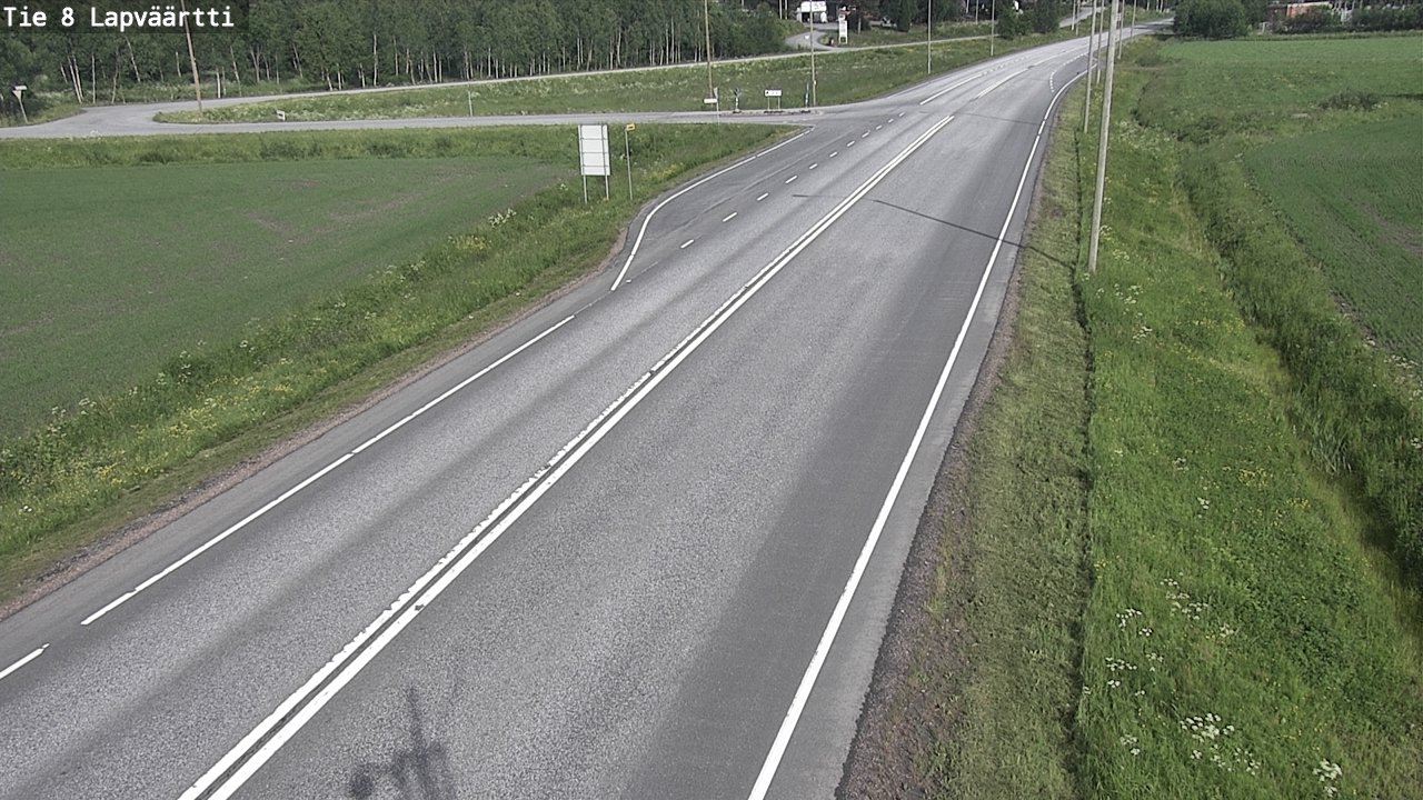 Weather Camera Image Väg 8 Kristinestad, Lappfjärd, Kristiinankaupunki, Pohjanmaa