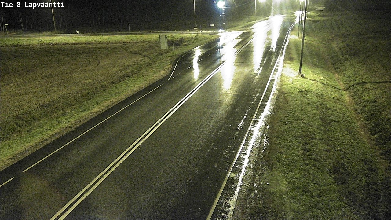Weather Camera Image Väg 8 Kristinestad, Lappfjärd, Kristiinankaupunki, Pohjanmaa