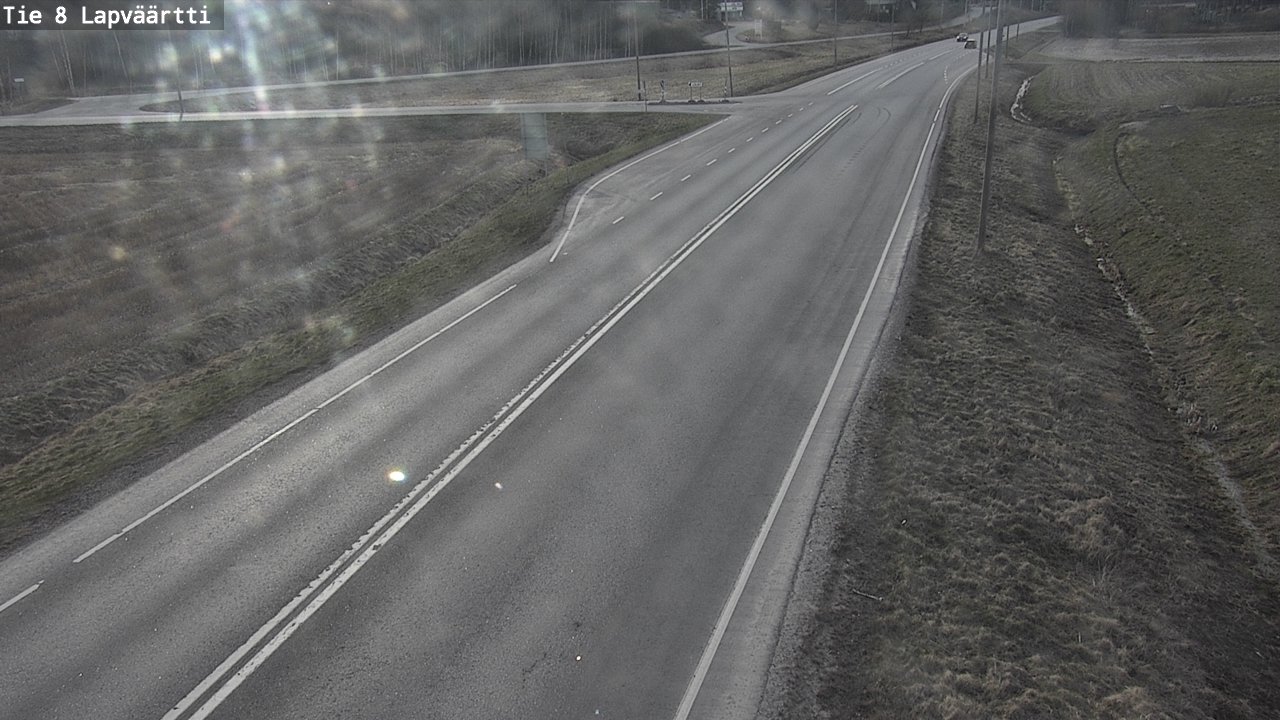 Weather Camera Image Väg 8 Kristinestad, Lappfjärd, Kristiinankaupunki, Pohjanmaa
