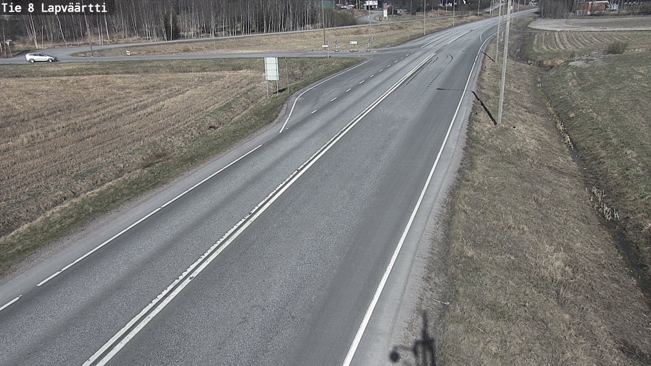 Weather Camera Image Väg 8 Kristinestad, Lappfjärd, Kristiinankaupunki, Pohjanmaa