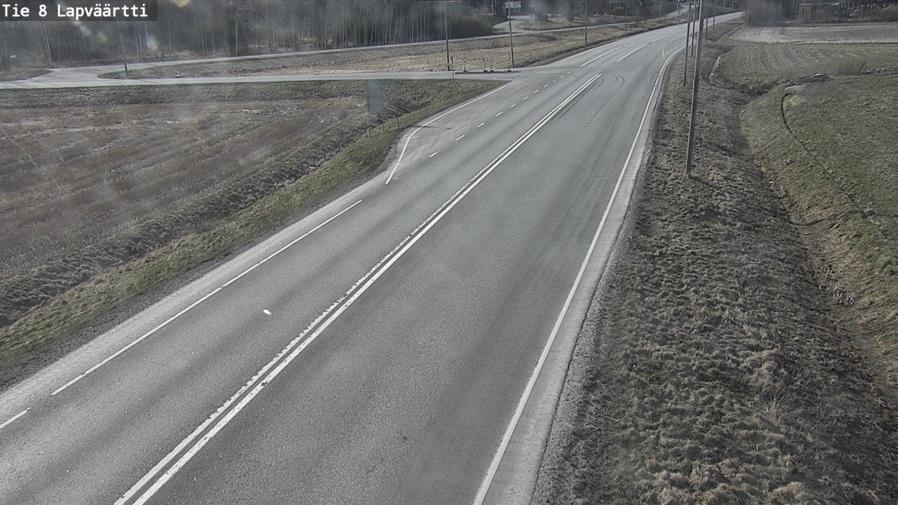 Weather Camera Image Väg 8 Kristinestad, Lappfjärd, Kristiinankaupunki, Pohjanmaa