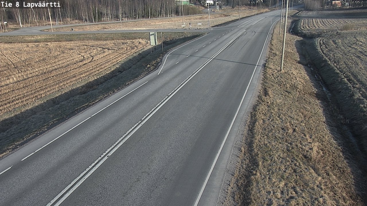 Weather Camera Image Väg 8 Kristinestad, Lappfjärd, Kristiinankaupunki, Pohjanmaa