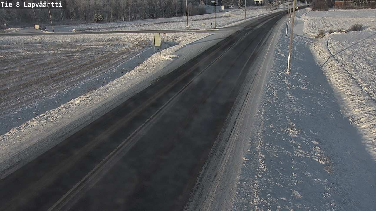 Weather Camera Image Väg 8 Kristinestad, Lappfjärd, Kristiinankaupunki, Pohjanmaa
