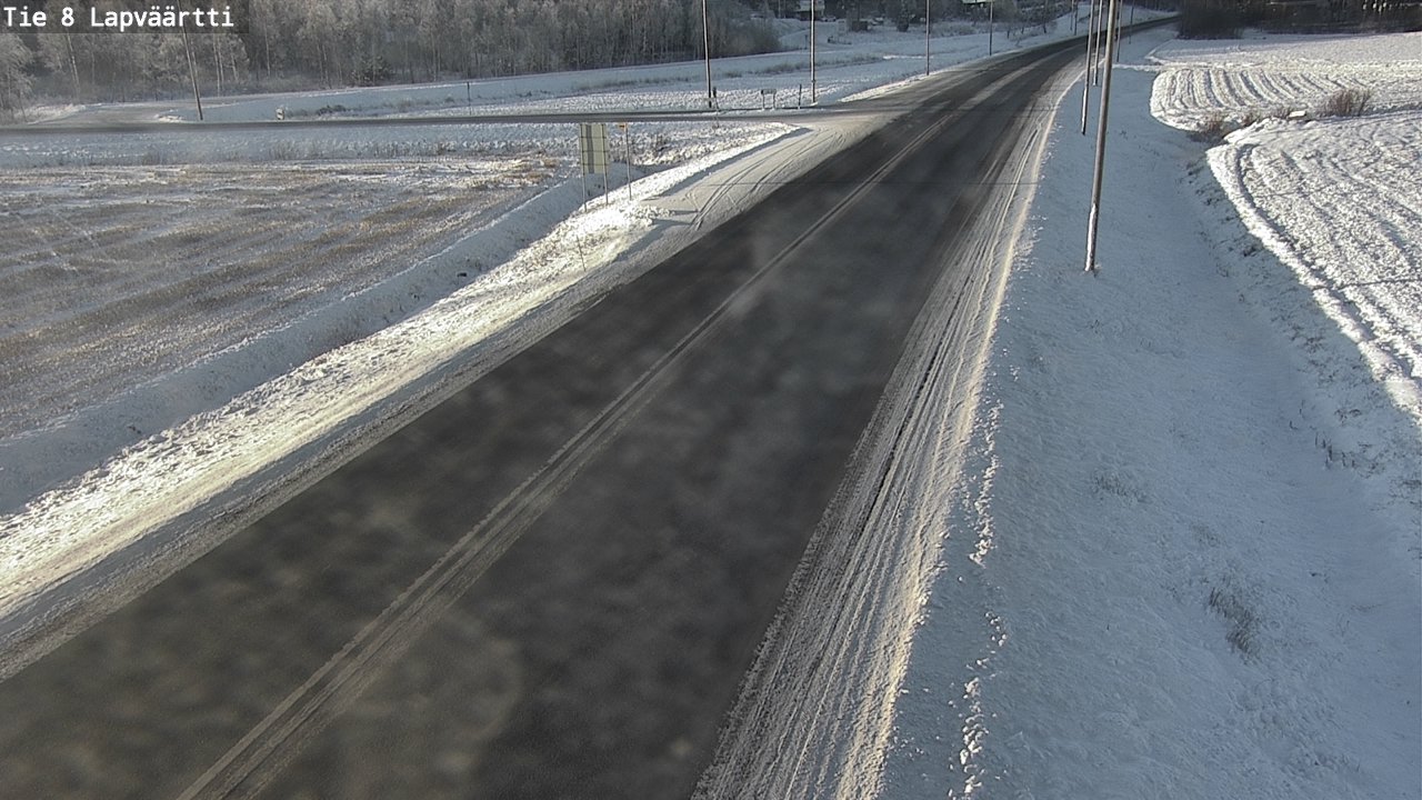 Weather Camera Image Väg 8 Kristinestad, Lappfjärd, Kristiinankaupunki, Pohjanmaa