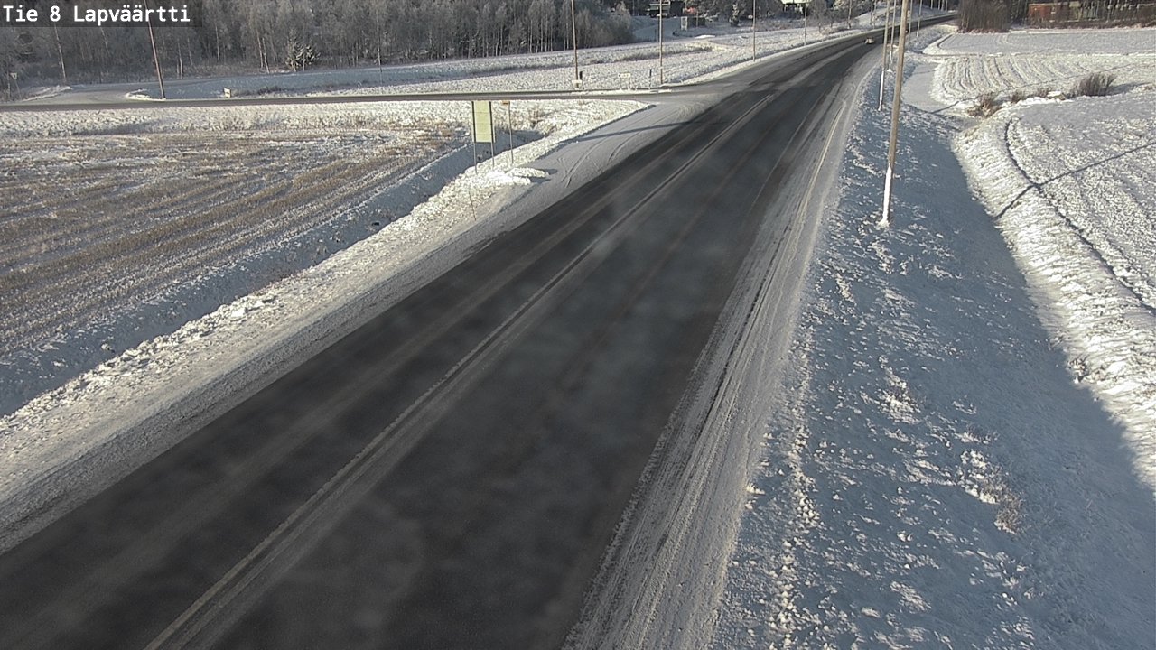 Weather Camera Image Väg 8 Kristinestad, Lappfjärd, Kristiinankaupunki, Pohjanmaa