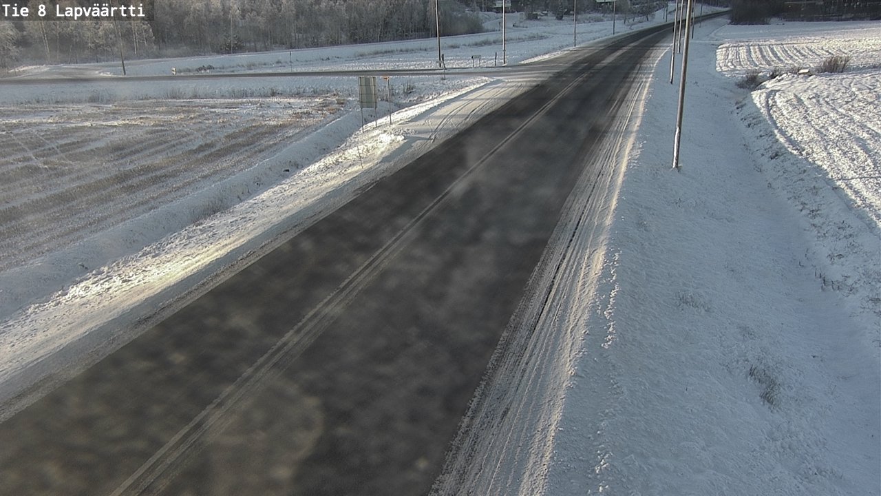 Weather Camera Image Väg 8 Kristinestad, Lappfjärd, Kristiinankaupunki, Pohjanmaa