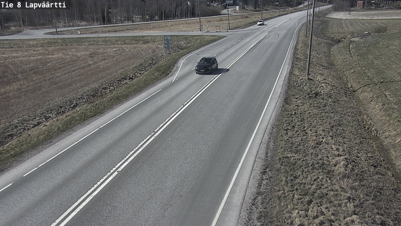 Weather Camera Image Väg 8 Kristinestad, Lappfjärd, Kristiinankaupunki, Pohjanmaa