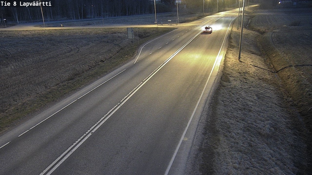 Weather Camera Image Road 8 Kristiinankaupunki, Lapväärtti, Kristiinankaupunki, Pohjanmaa