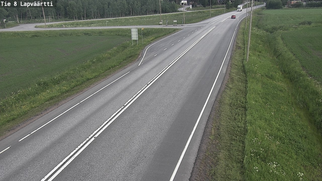 Weather Camera Image Väg 8 Kristinestad, Lappfjärd, Kristiinankaupunki, Pohjanmaa