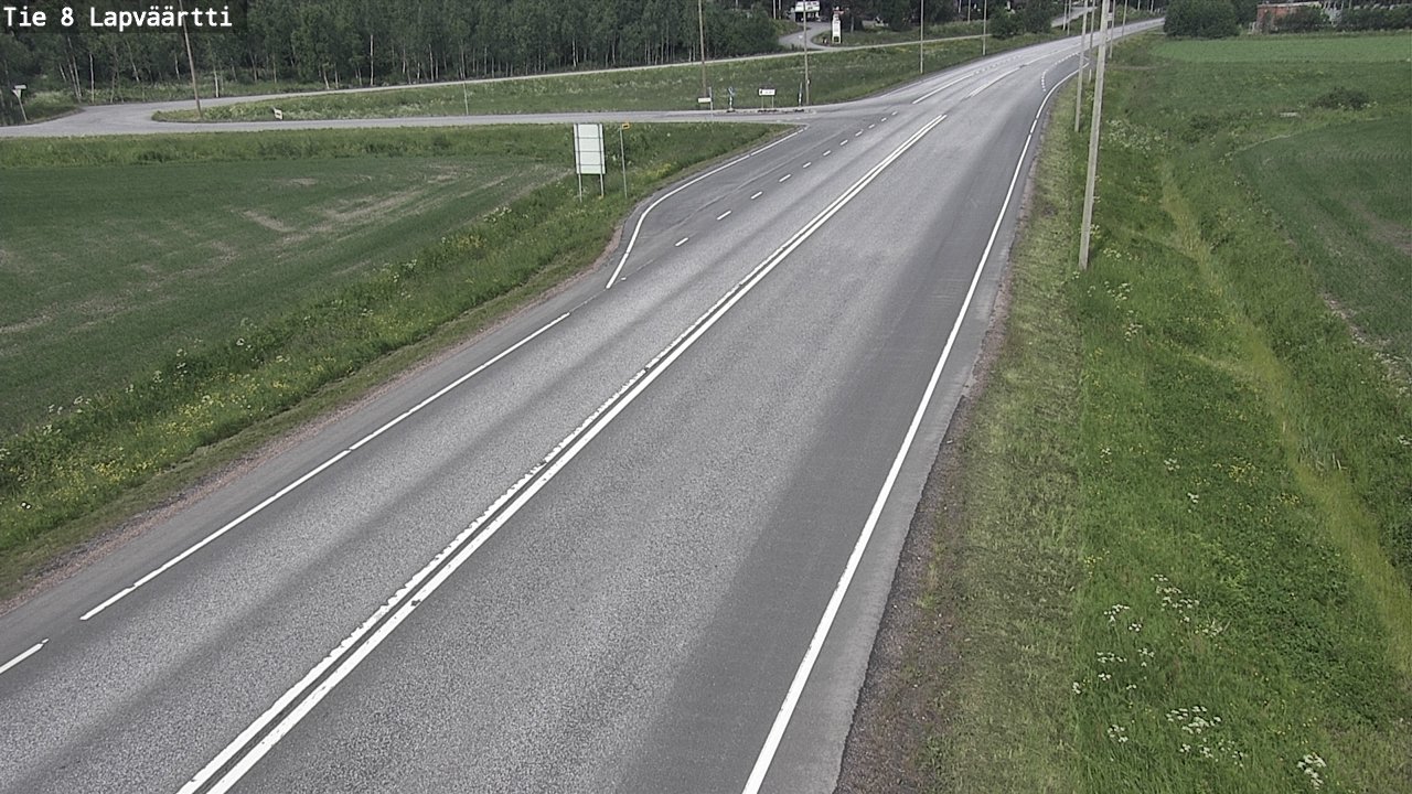 Weather Camera Image Väg 8 Kristinestad, Lappfjärd, Kristiinankaupunki, Pohjanmaa