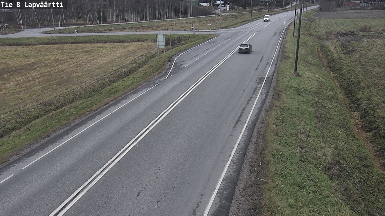 Kelikamerat Kuva Tie 8Kristiinankaupunki,  Lapväärtti, Kristiinankaupunki, Pohjanmaa