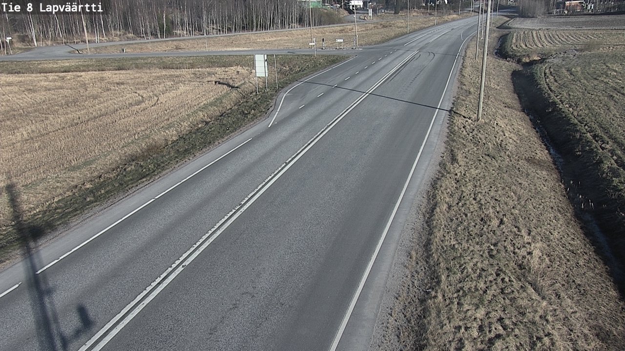 Weather Camera Image Väg 8 Kristinestad, Lappfjärd, Kristiinankaupunki, Pohjanmaa