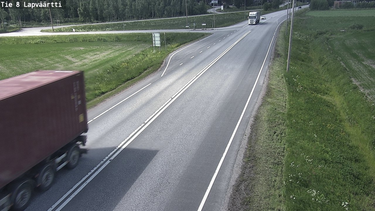 Weather Camera Image Väg 8 Kristinestad, Lappfjärd, Kristiinankaupunki, Pohjanmaa