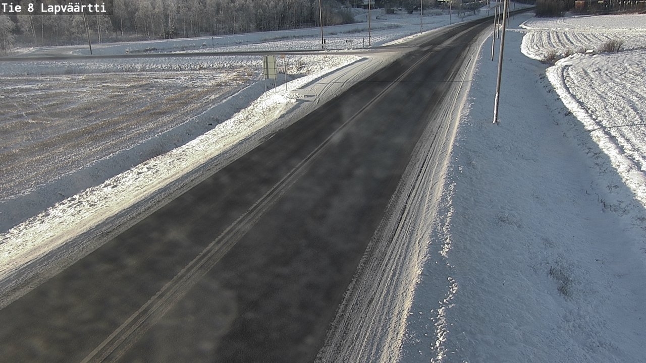 Weather Camera Image Väg 8 Kristinestad, Lappfjärd, Kristiinankaupunki, Pohjanmaa
