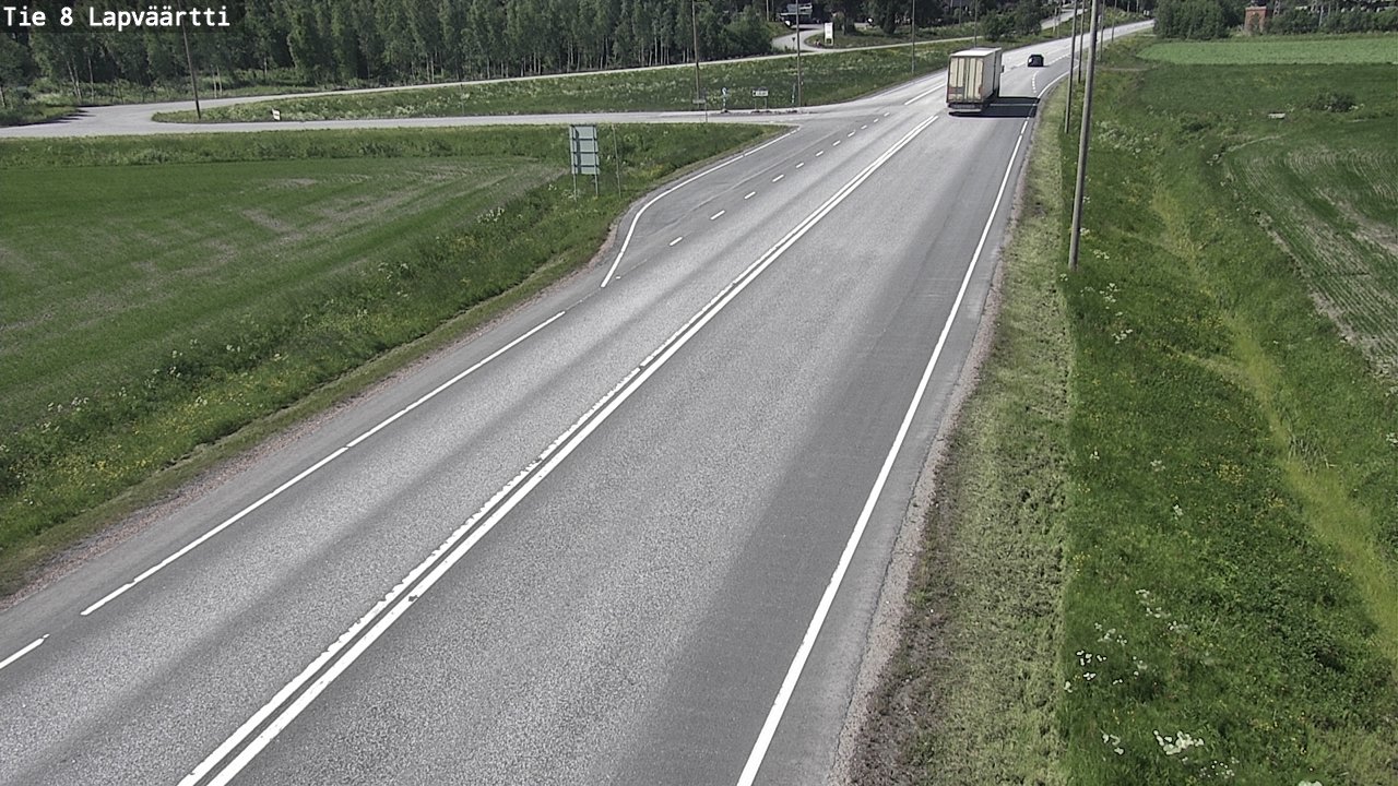 Weather Camera Image Väg 8 Kristinestad, Lappfjärd, Kristiinankaupunki, Pohjanmaa