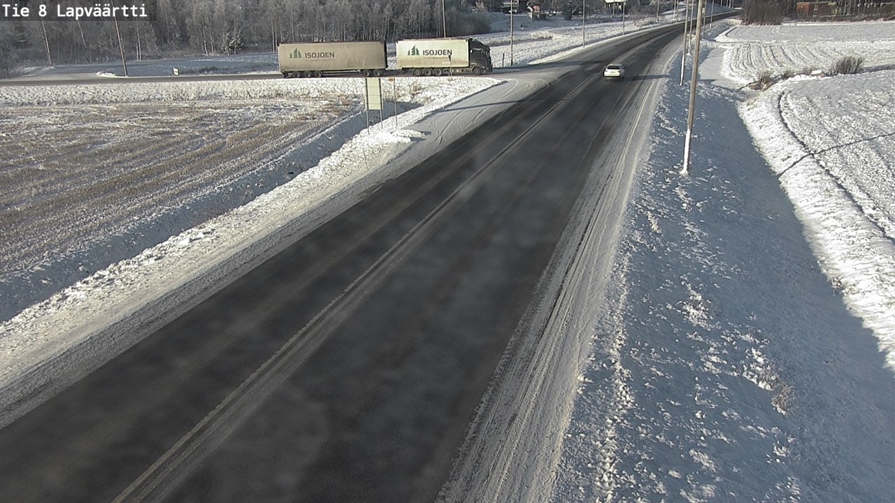 Weather Camera Image Väg 8 Kristinestad, Lappfjärd, Kristiinankaupunki, Pohjanmaa