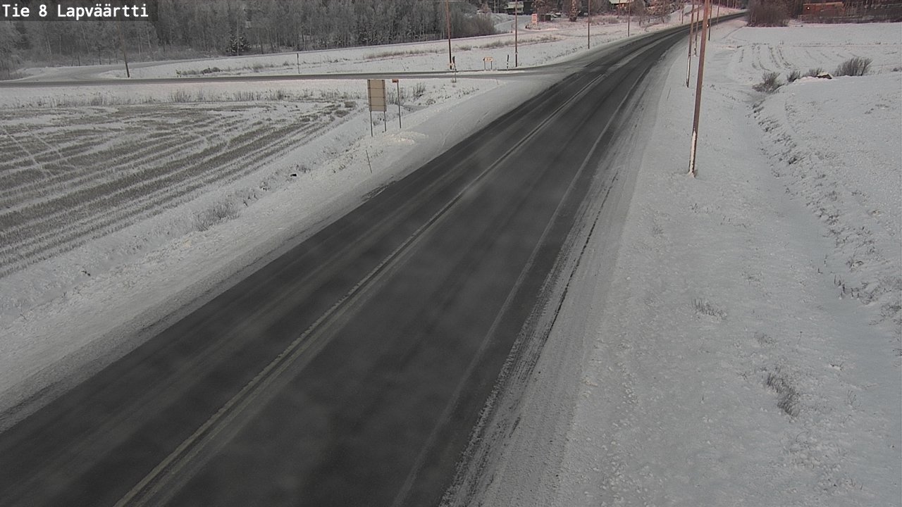 Weather Camera Image Väg 8 Kristinestad, Lappfjärd, Kristiinankaupunki, Pohjanmaa