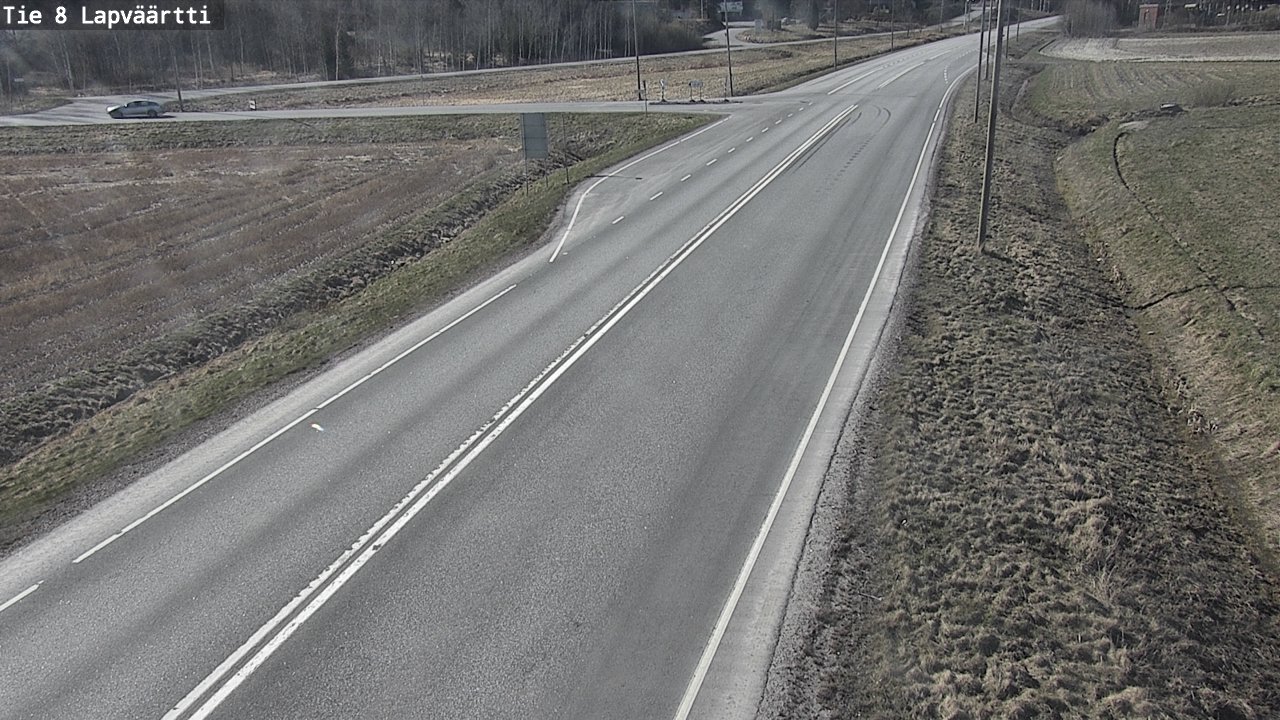Weather Camera Image Väg 8 Kristinestad, Lappfjärd, Kristiinankaupunki, Pohjanmaa