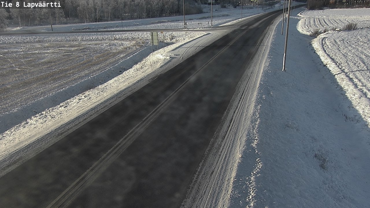 Weather Camera Image Väg 8 Kristinestad, Lappfjärd, Kristiinankaupunki, Pohjanmaa
