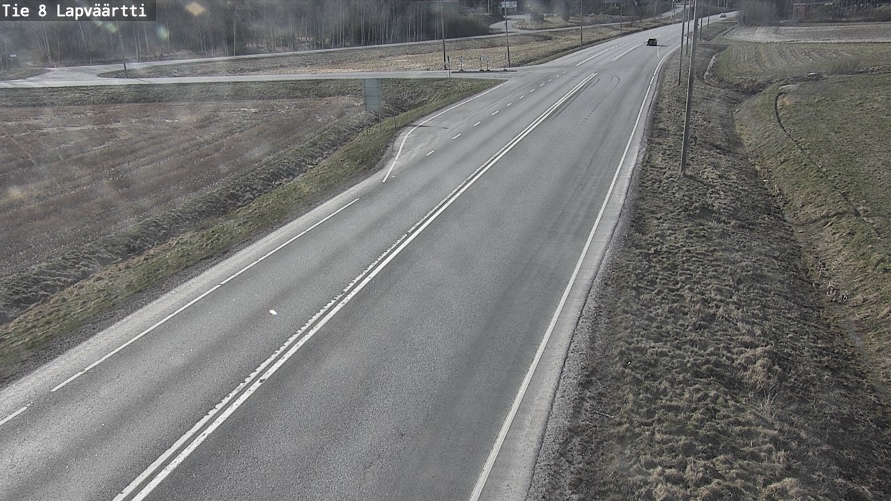 Weather Camera Image Väg 8 Kristinestad, Lappfjärd, Kristiinankaupunki, Pohjanmaa