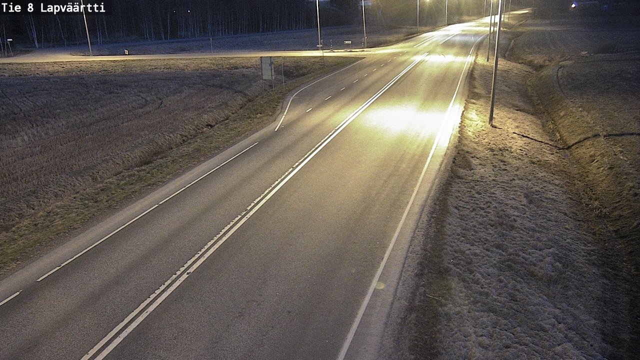Weather Camera Image Väg 8 Kristinestad, Lappfjärd, Kristiinankaupunki, Pohjanmaa