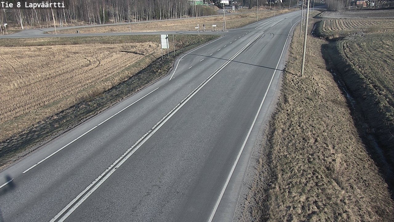 Weather Camera Image Väg 8 Kristinestad, Lappfjärd, Kristiinankaupunki, Pohjanmaa