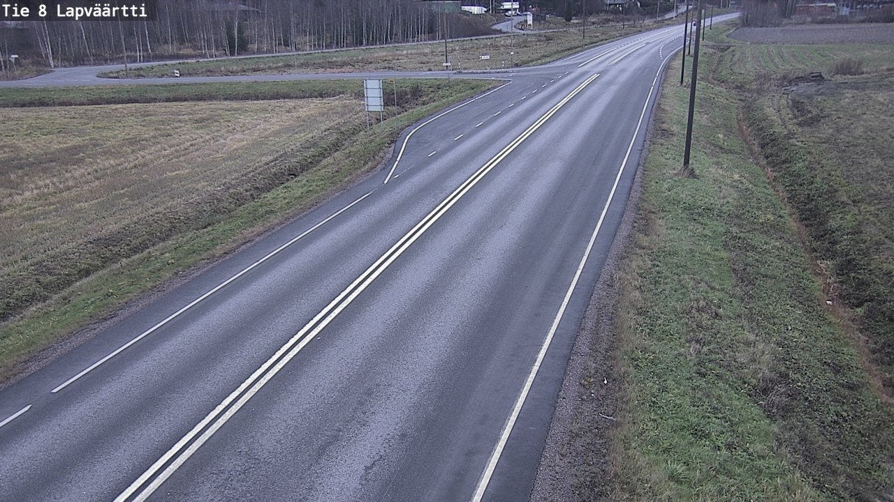 Kelikamerat Kuva Tie 8Kristiinankaupunki,  Lapväärtti, Kristiinankaupunki, Pohjanmaa