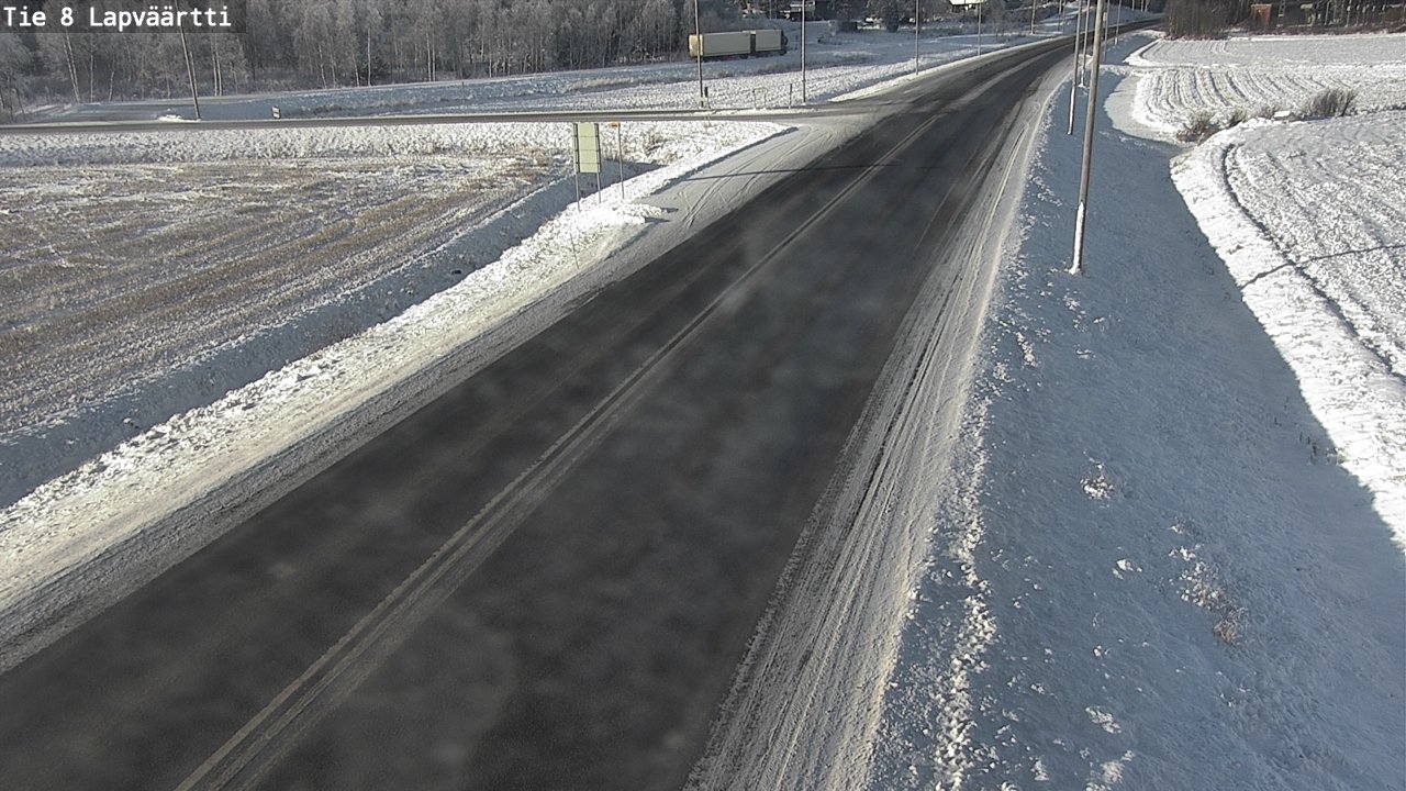 Weather Camera Image Väg 8 Kristinestad, Lappfjärd, Kristiinankaupunki, Pohjanmaa