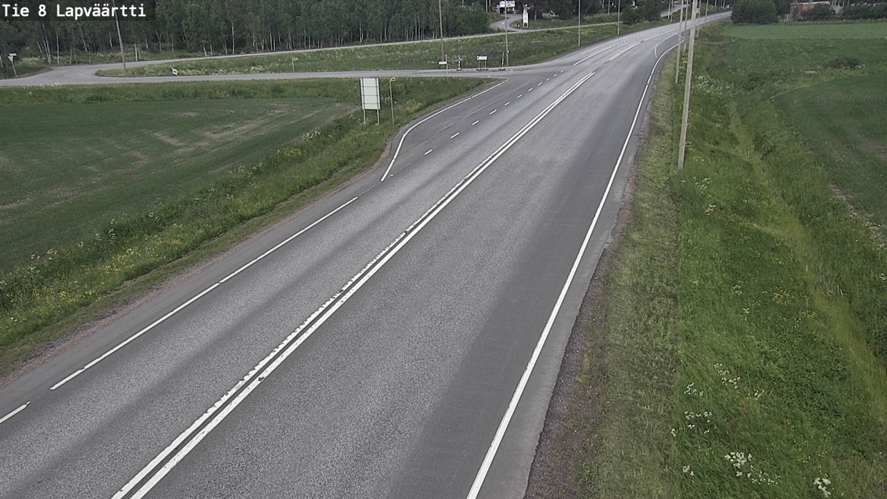 Weather Camera Image Väg 8 Kristinestad, Lappfjärd, Kristiinankaupunki, Pohjanmaa