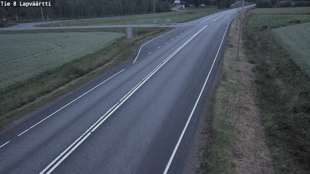 Weather Camera Image Road 8 Kristiinankaupunki, Lapväärtti, Kristiinankaupunki, Pohjanmaa