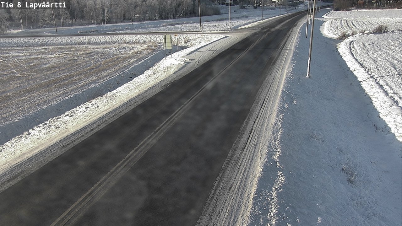 Weather Camera Image Väg 8 Kristinestad, Lappfjärd, Kristiinankaupunki, Pohjanmaa