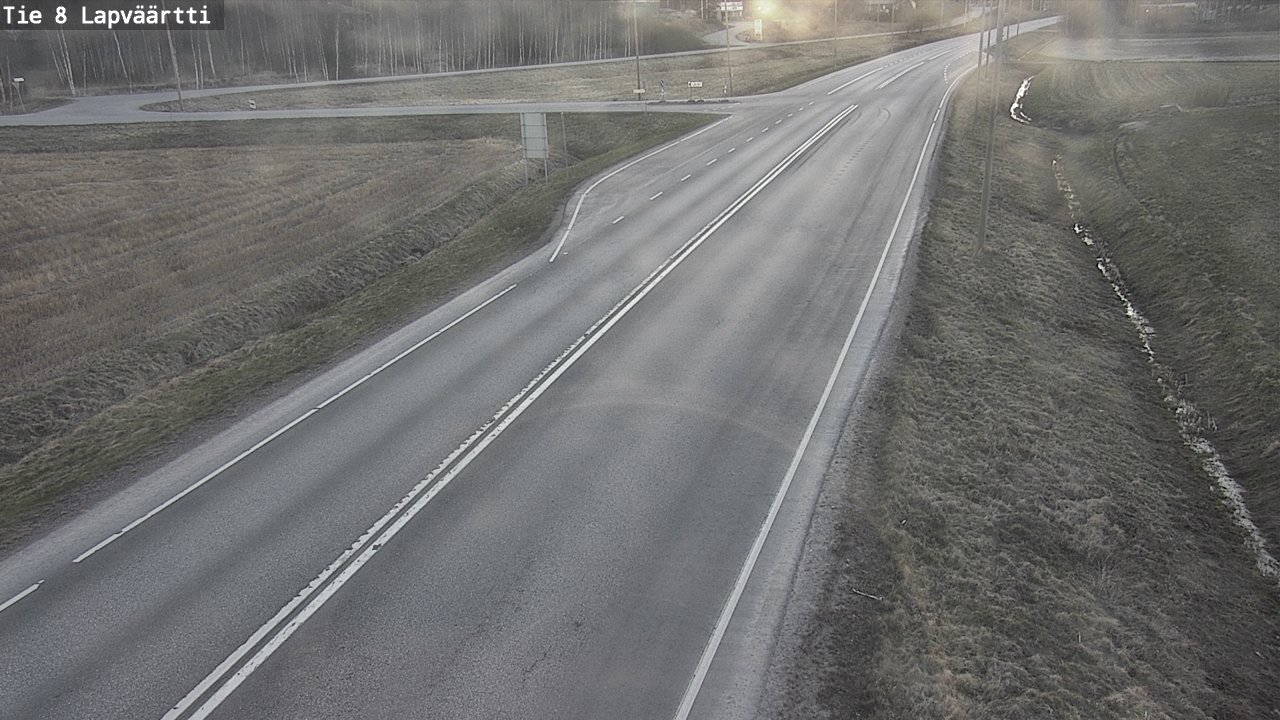 Weather Camera Image Väg 8 Kristinestad, Lappfjärd, Kristiinankaupunki, Pohjanmaa