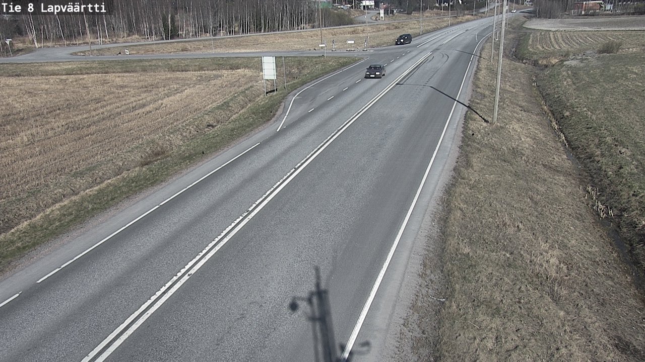 Weather Camera Image Väg 8 Kristinestad, Lappfjärd, Kristiinankaupunki, Pohjanmaa