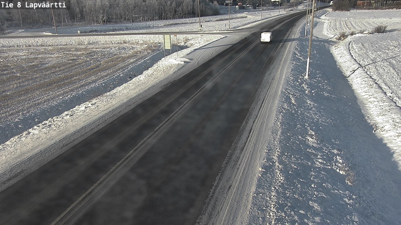 Weather Camera Image Väg 8 Kristinestad, Lappfjärd, Kristiinankaupunki, Pohjanmaa