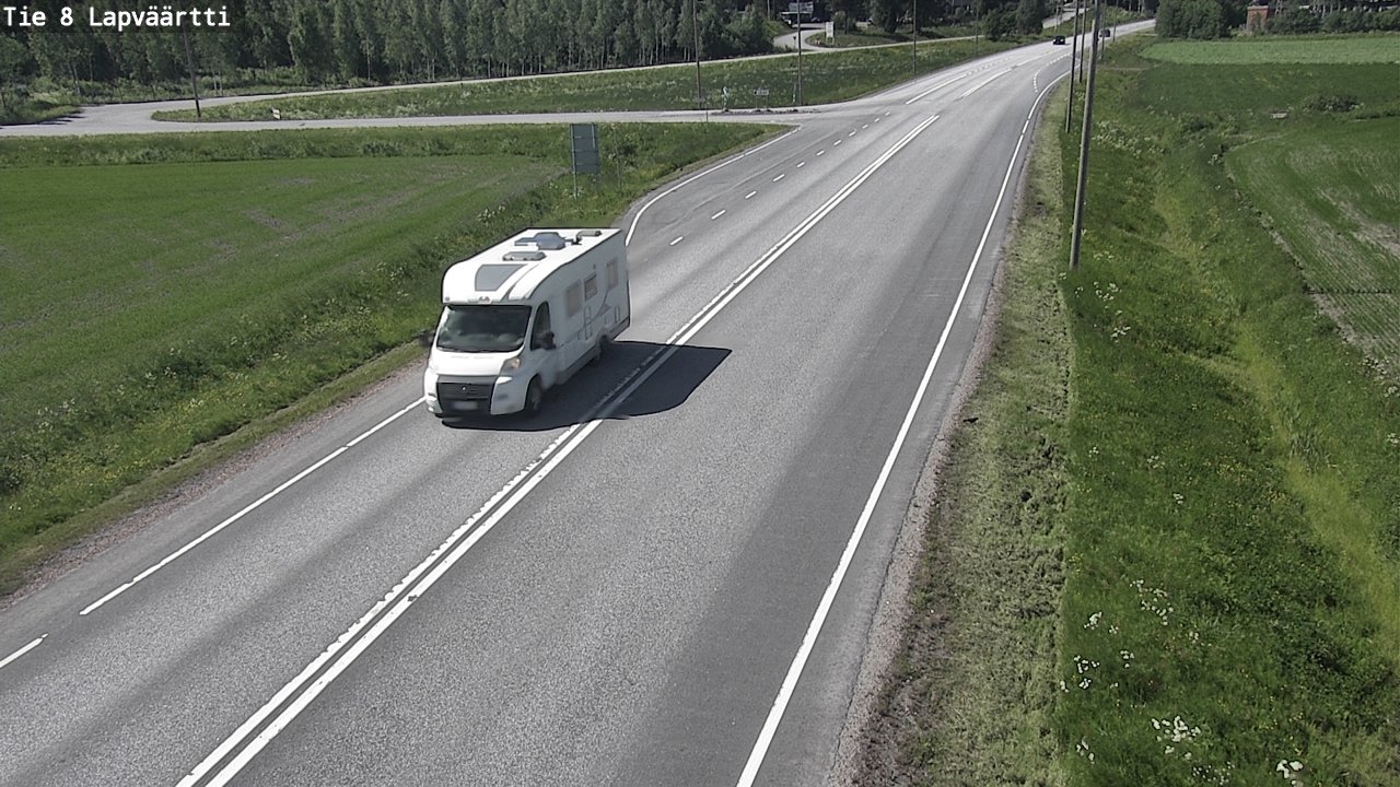 Weather Camera Image Väg 8 Kristinestad, Lappfjärd, Kristiinankaupunki, Pohjanmaa