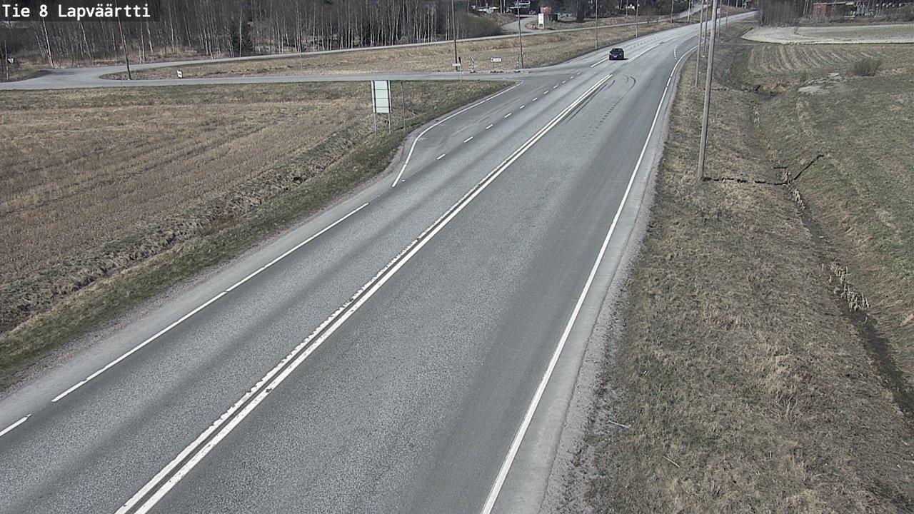 Weather Camera Image Väg 8 Kristinestad, Lappfjärd, Kristiinankaupunki, Pohjanmaa