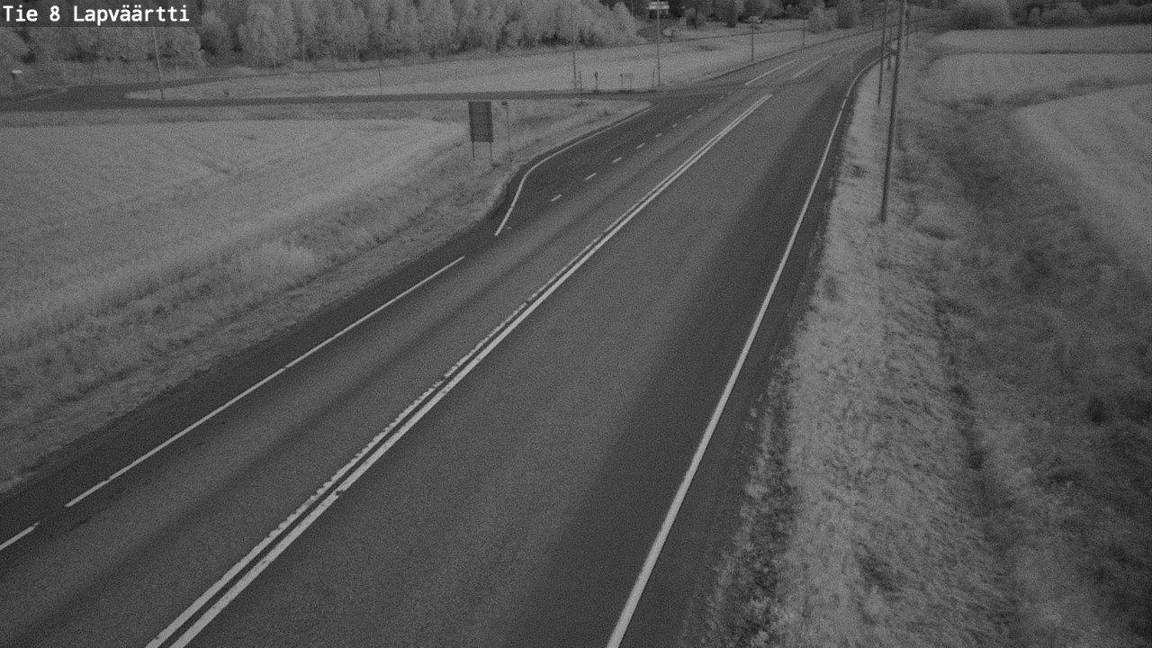 Weather Camera Image Road 8 Kristiinankaupunki, Lapväärtti, Kristiinankaupunki, Pohjanmaa