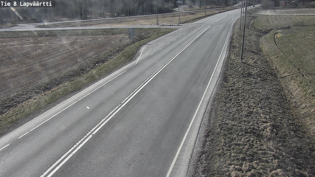 Weather Camera Image Väg 8 Kristinestad, Lappfjärd, Kristiinankaupunki, Pohjanmaa