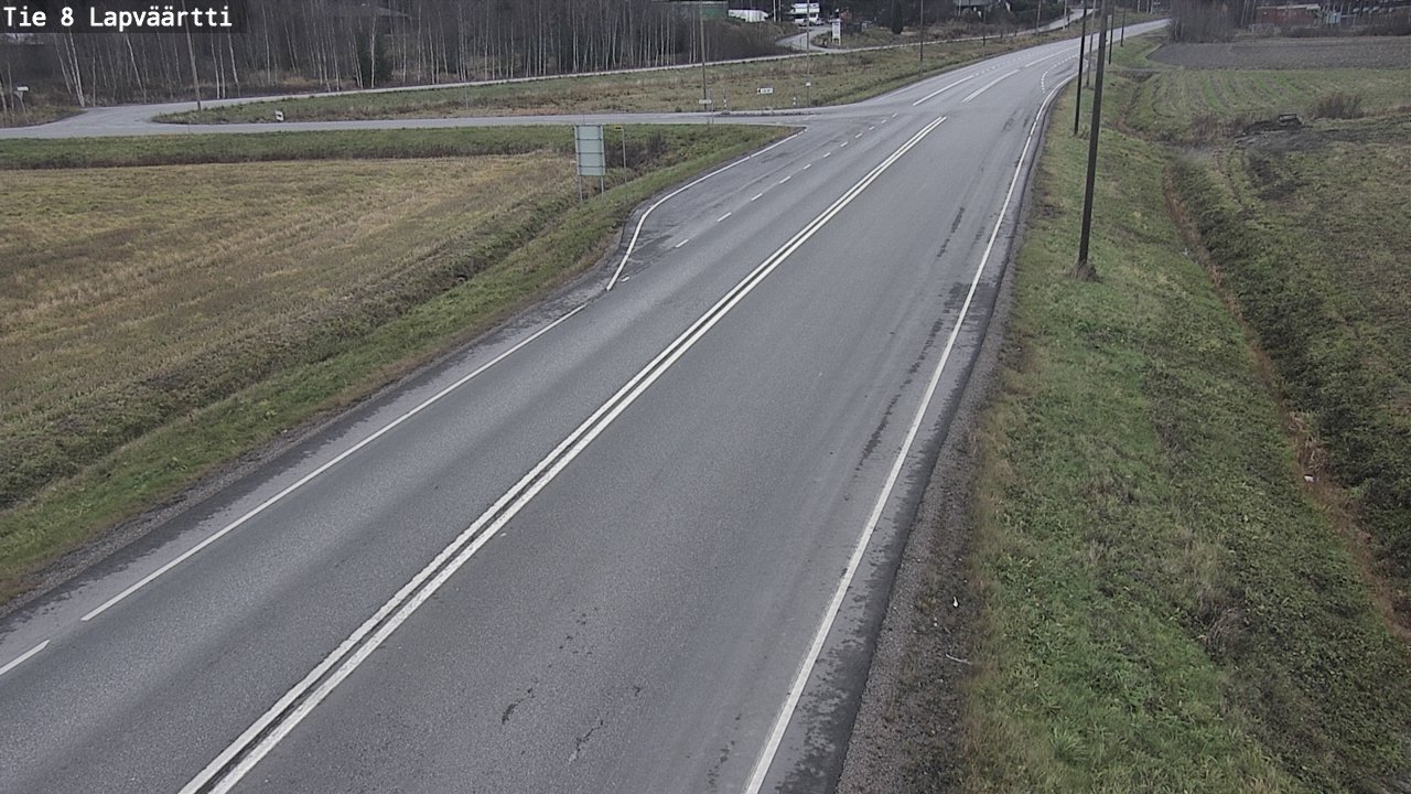 Kelikamerat Kuva Tie 8Kristiinankaupunki,  Lapväärtti, Kristiinankaupunki, Pohjanmaa