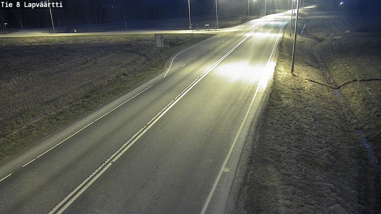 Weather Camera Image Väg 8 Kristinestad, Lappfjärd, Kristiinankaupunki, Pohjanmaa