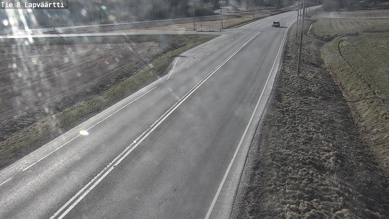 Weather Camera Image Väg 8 Kristinestad, Lappfjärd, Kristiinankaupunki, Pohjanmaa