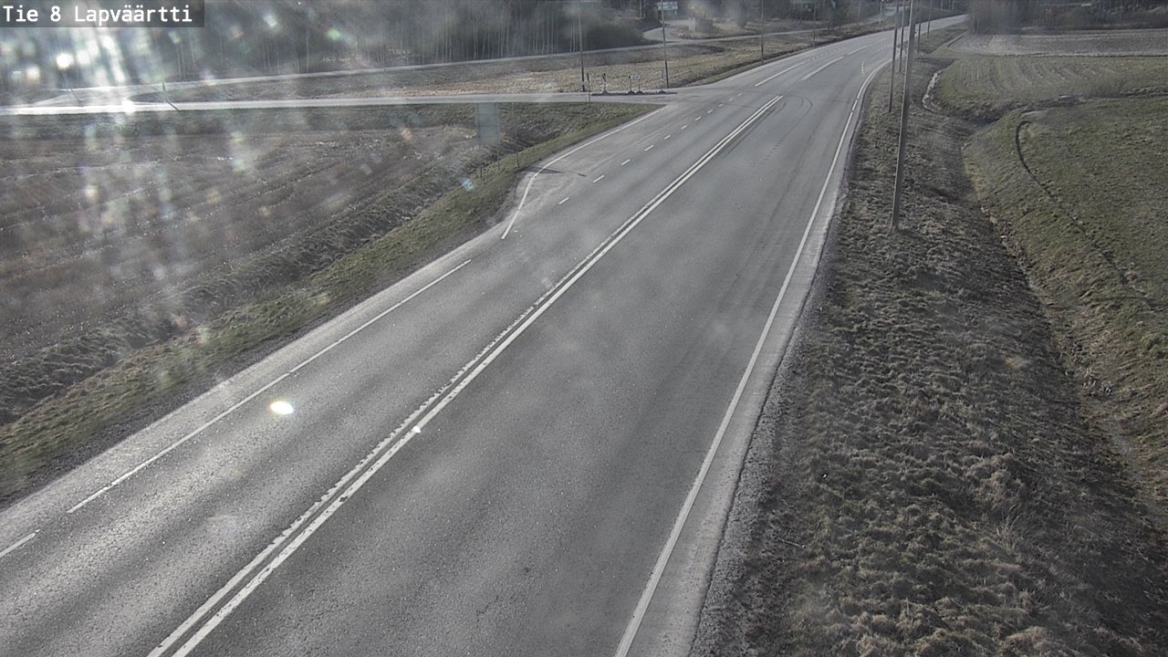 Weather Camera Image Väg 8 Kristinestad, Lappfjärd, Kristiinankaupunki, Pohjanmaa