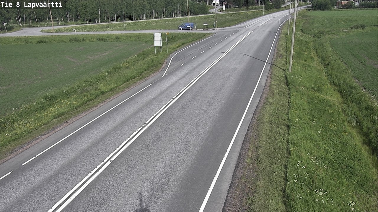 Weather Camera Image Väg 8 Kristinestad, Lappfjärd, Kristiinankaupunki, Pohjanmaa