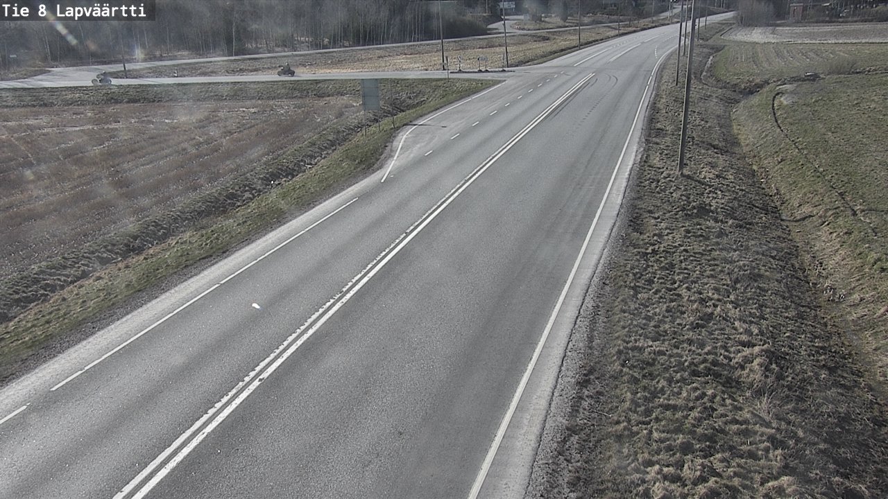Weather Camera Image Väg 8 Kristinestad, Lappfjärd, Kristiinankaupunki, Pohjanmaa