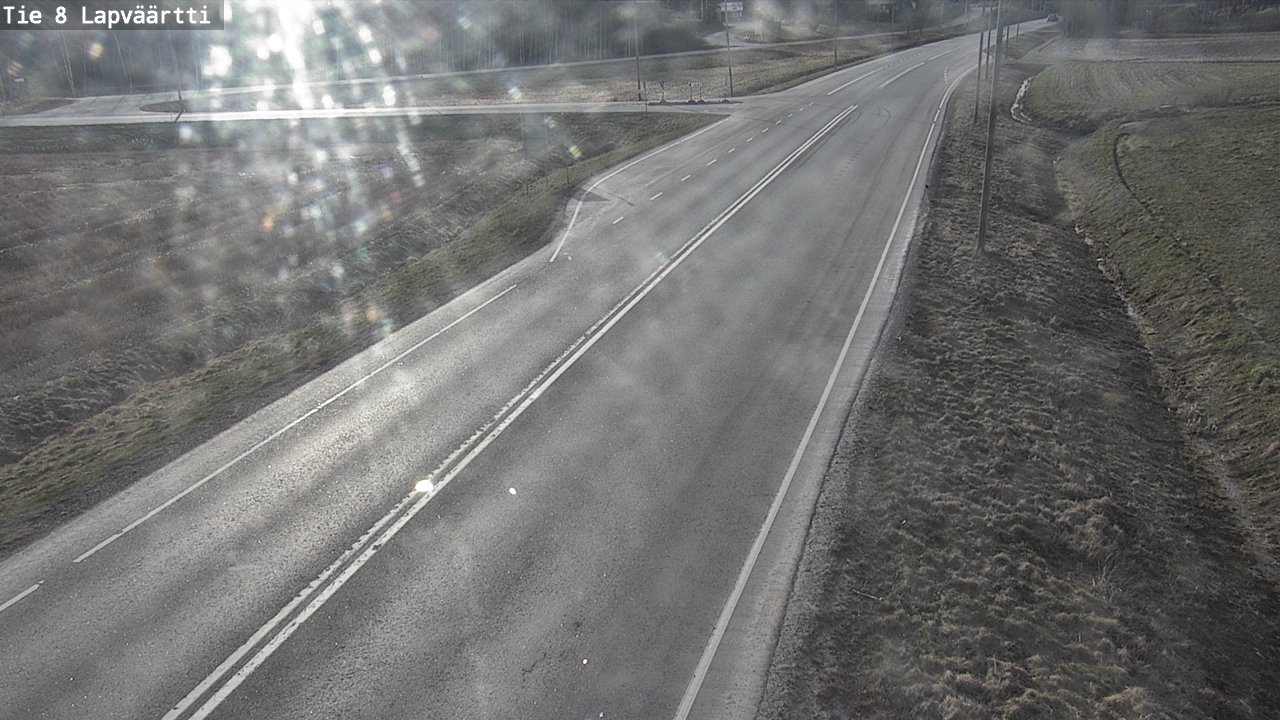 Weather Camera Image Väg 8 Kristinestad, Lappfjärd, Kristiinankaupunki, Pohjanmaa